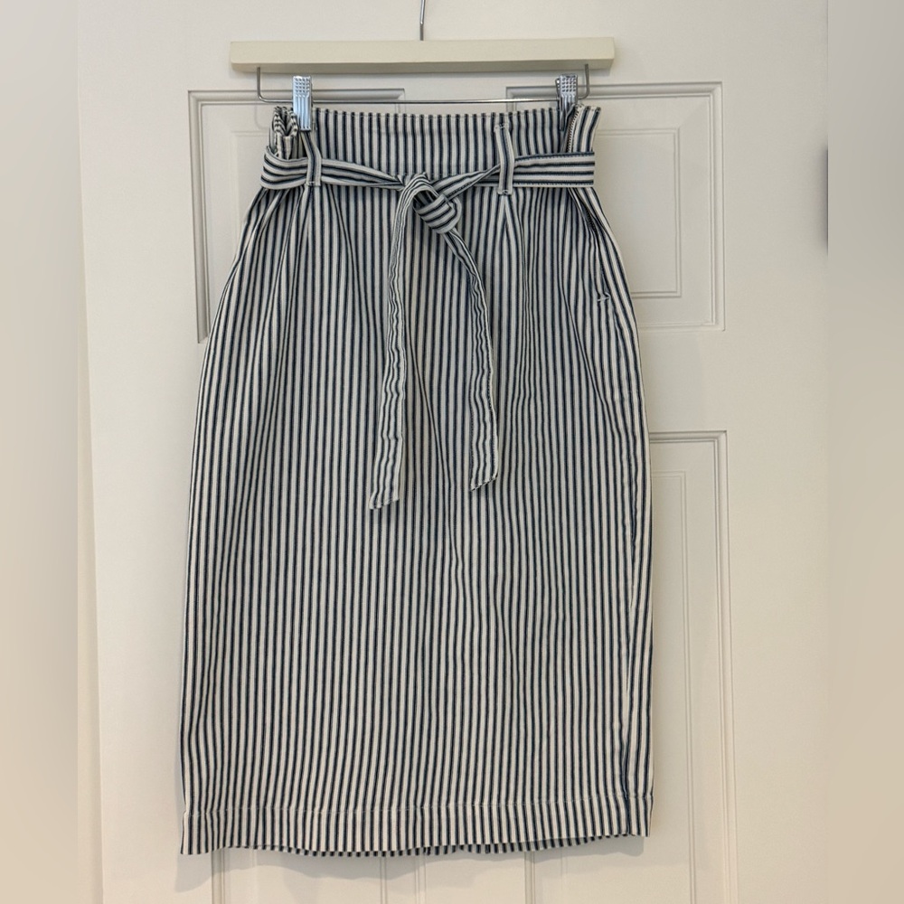 J. Crew striped skirt